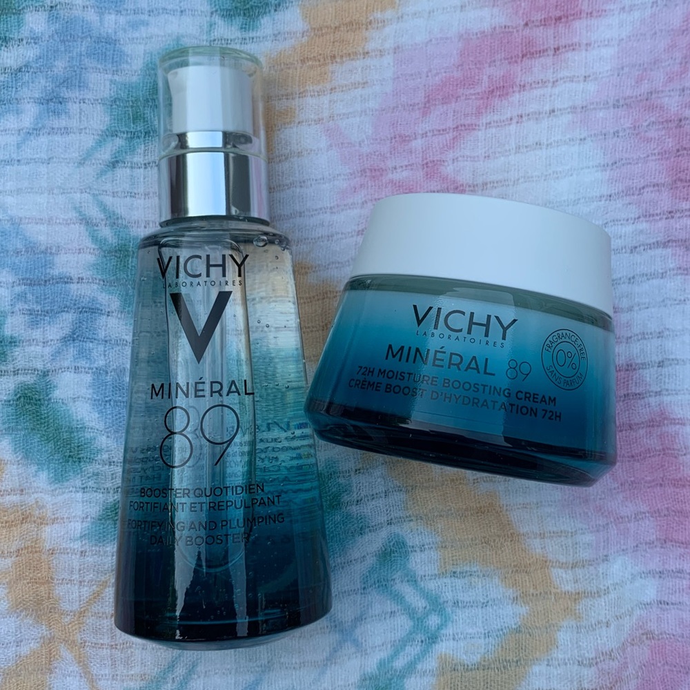 Vichy Hyaluronic Acid Face Serum + Moisturizer — New + Unopened